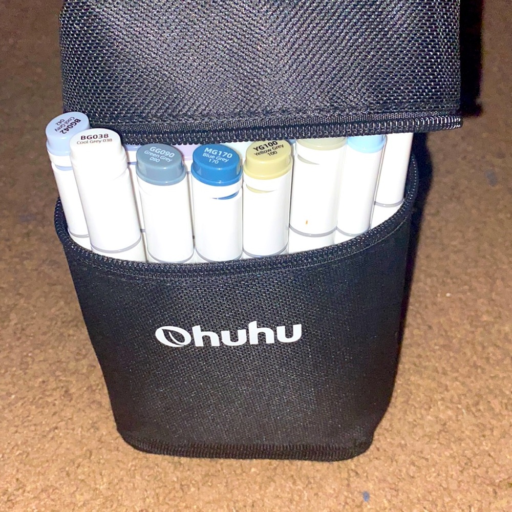 Gray shade markers
